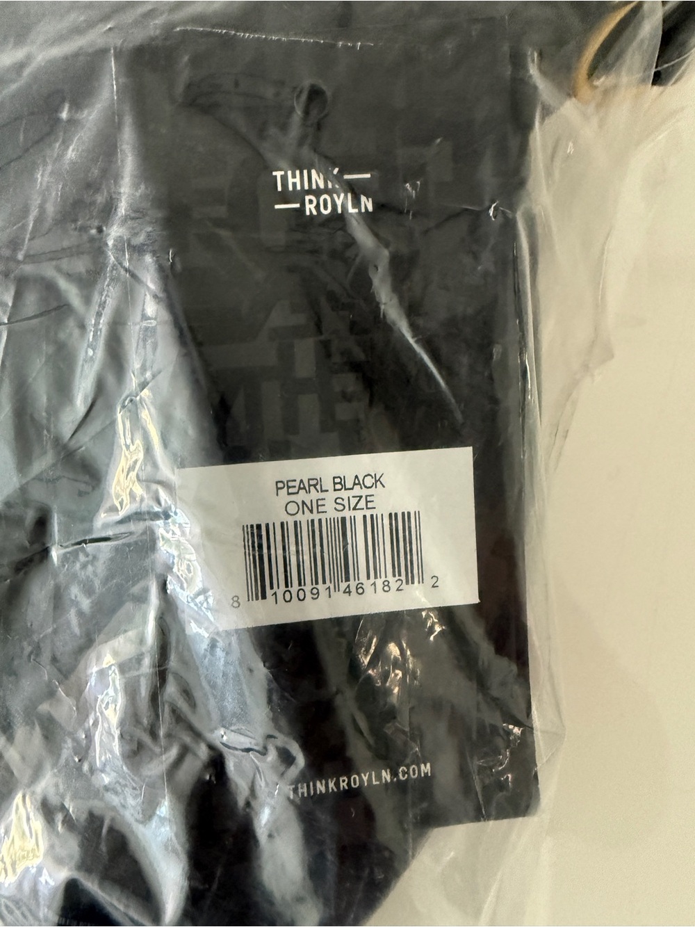 NWT THINK ROYLN Elton Hobo Handbag Bag, Pearl Black - Picture 5 of 6